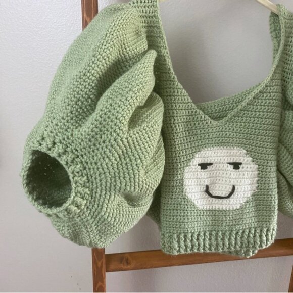 Handmade / Crochet Smile Top - Picture 2 of 5